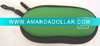 green fashion popular neoprene bag for eyeglasses