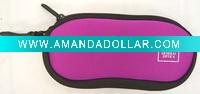 pink fashion popular neoprene bag for eyeglasses