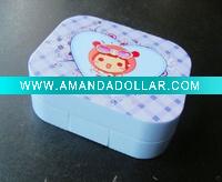 Wholesale pp cute cartoon contact lens box