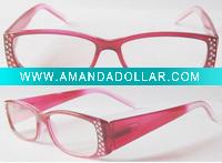 Wholesale Lady Reading glasses with wide temples and diamonds