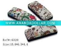 Wholesale Metal eyeglasses cases 6320 floral (Iron glass cases)