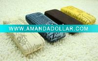 iron glasses case with jean cloth