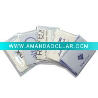 Microfiber lens cloth with clear vinyl case