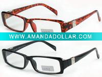 Wholesale hot sale plastic reading glasses with decoration(CW837)