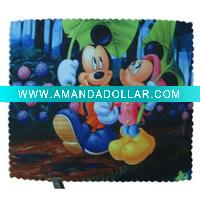 patterned eyeglasses cleaning cloth
