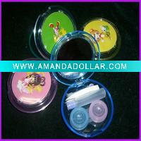 Wholesale plastic color contact lens case