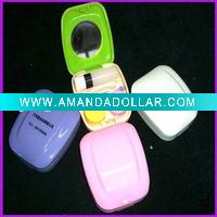 Wholesale plastic color contact lens case