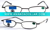 metal reading glass