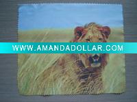 Wholesale microfiber cleaning cloth with cartoon imprint
