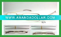 Mini reading glasses with case (R274)