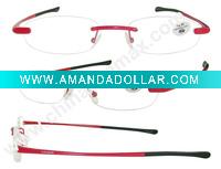 New rimless reading glasses