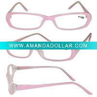 Plastic reading glasses
