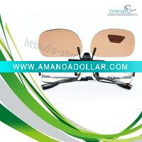 2011 Best-selling style polarized Eyeglass clip on