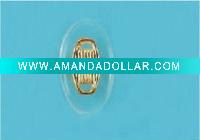PVC nose pads with metal insert