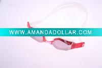 Wholesale mirror coated swimming goggle