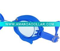 Wholesale children cartoon swimming goggle
