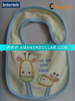 giraffe baby bib