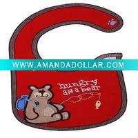 Wholesale TOP quality 100% cotton colorful & cute baby bibs