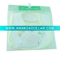 Wholesale TOP quality 100% cotton colorful & cute fashion baby bibs
