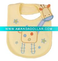 Wholesale cute design cotton baby bibs,baby garment