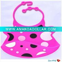 Cute Silicon Baby Bib