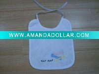 Pink Rabbit Baby Bib