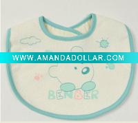 Wholesale 100% organic cotton baby bibs / childen pinny