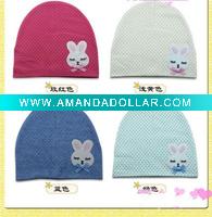Infant/Baby Rib/Cotton Bonnet/Bernat