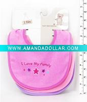 3PCS BABY BIBS