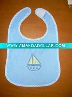 baby bib & terry cotton bib & terry baby bib & embroidery bib & PEVA bib