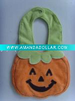pumpkin shape baby bib