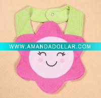 flower toy child bib