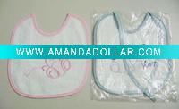 Wholesale A8008C Emboroider baby bib stocks