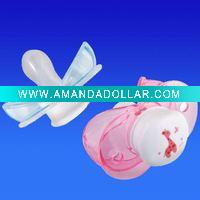 Wholesale Cartoon baby silicone pacifier with shield