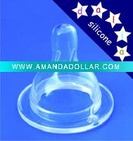 Wholesale transparent silicone nipples/ safe silicone nipples