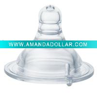 Wholesale wide neck cut baby nipple (blister 2pcs)