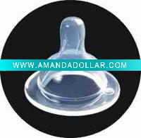 Wide Caliber Solid silicone Nipple baby nipple