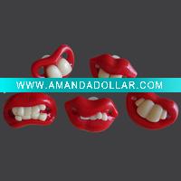 6 designs mixed funny silicone baby pacifier