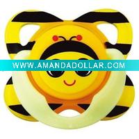 baby pacifier with animal appearance