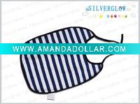 Wholesale horizontal stripe 100% cotton dari nature baby bibs