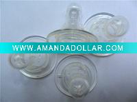Wholesale safe and high quality silicone nipple (of a feeding bottle)