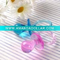 Wholesale Transparent silicone baby pacifier