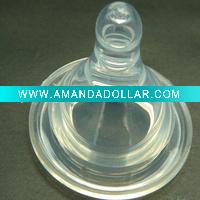 Wholesale FDA grade full silicone baby nipples for feeding bottle