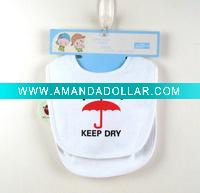 cotton baby bib