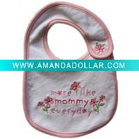 100 cotton terry towel fabric baby bib