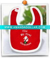 Wholesale Christmas baby bib