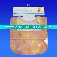 Waterproof baby PEVA bibs