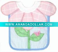 Wholesale 100 cotton terry towel fabric baby bib