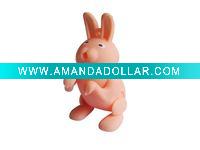 Led rabbit keychain toy