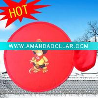 Wholesale Colorful promotion foldable frisbee